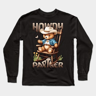 Cowboy Bear Long Sleeve T-Shirt